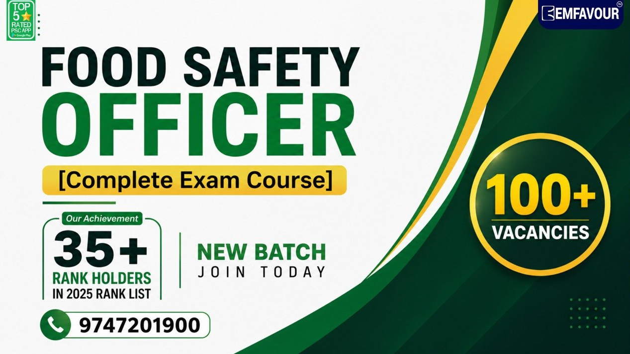 FOOD SAFETY OFFICER Exam Course [2026 - 27]